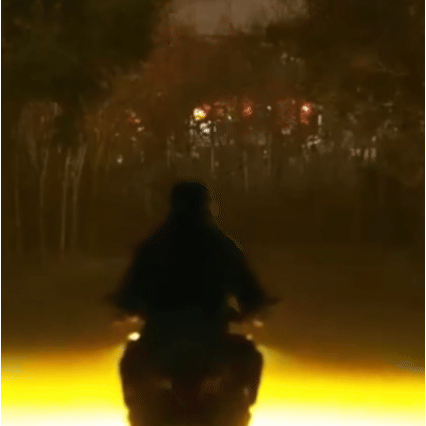 Faro LED con Lente per Moto