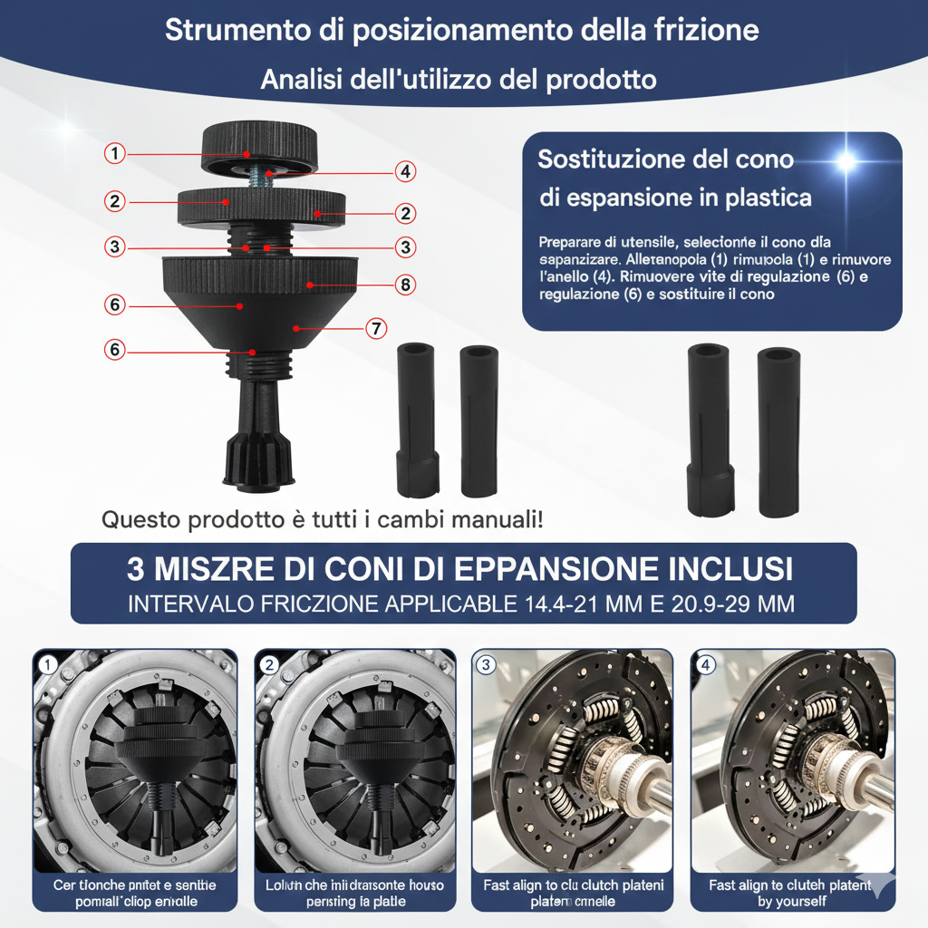 Strumento di Allineamento per Frizione
