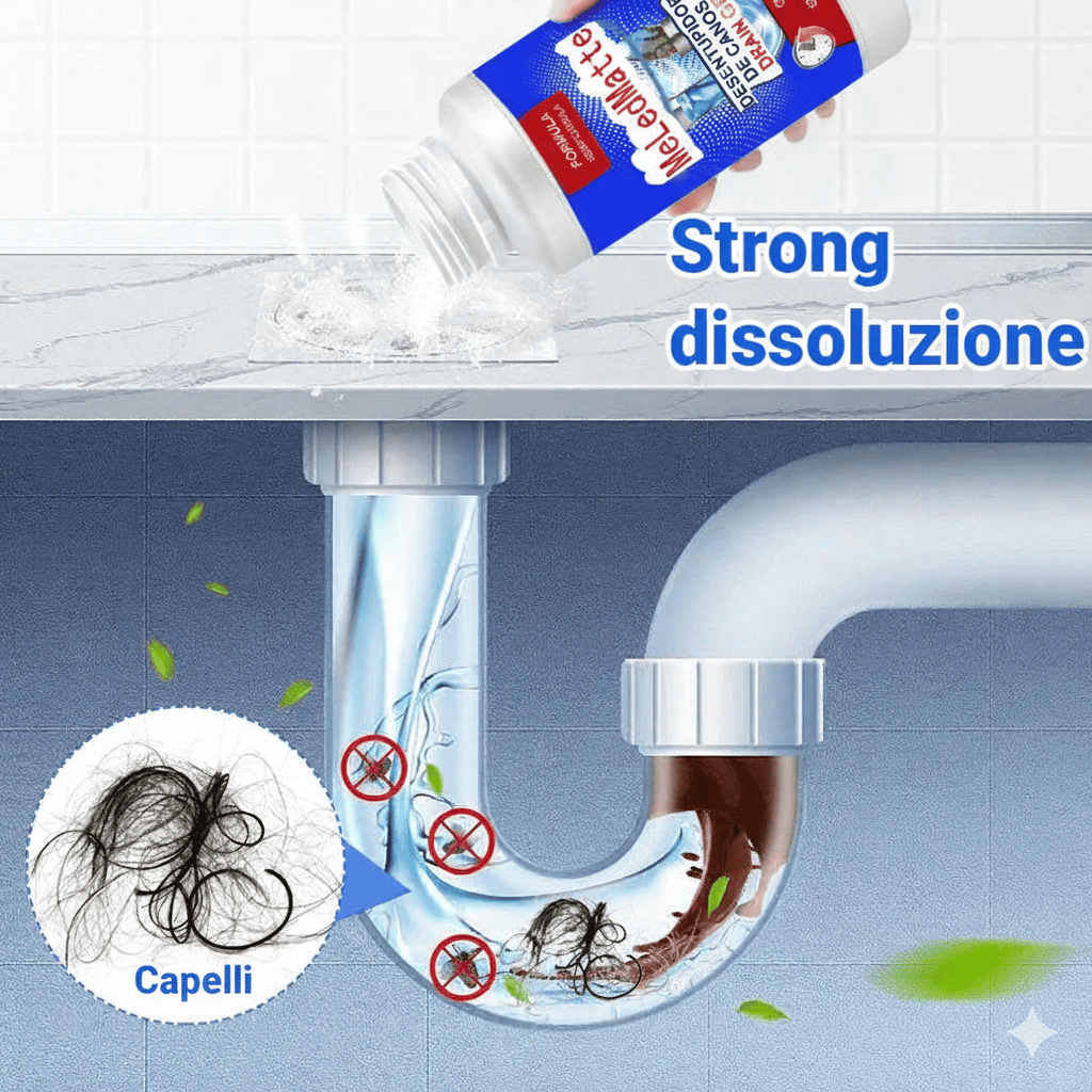 Agente per la disostruzione delle tubazioni