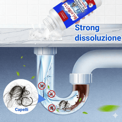 Agente per la disostruzione delle tubazioni