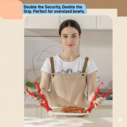 Pinza antiscottatura per piatti e ciotole