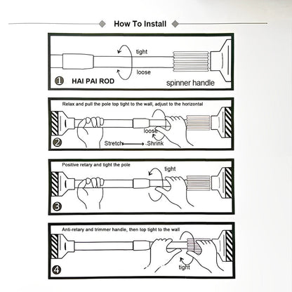 Asta telescopica per abiti