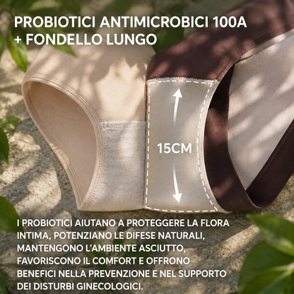 🍫 Confezione Regalo Intimo al Cioccolato – Dolce & Raffinato, Materiale in seta Tencel morbida e liscia, design aderente che valorizza le forme, Tecnologia antibatterica, antiumidità e protezione completa delle parti intime