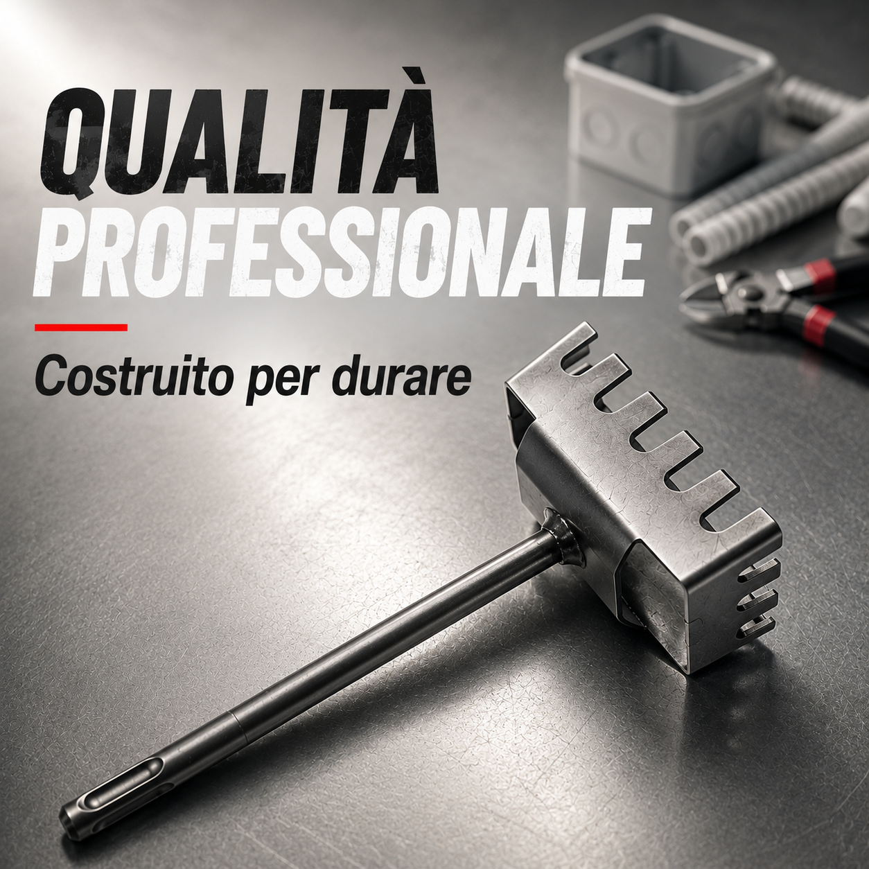 Fresa Quadrata SDS Plus per Foro Scatola 86 mm
