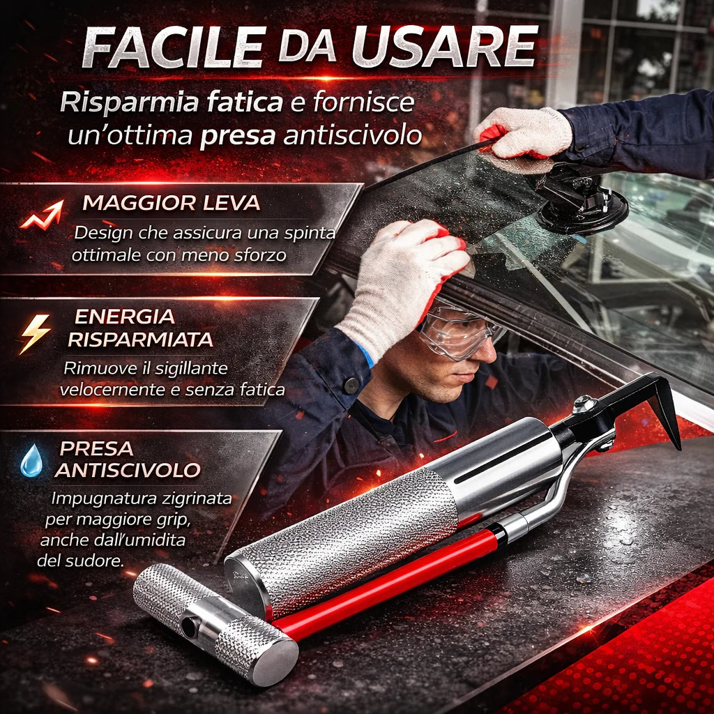 Strumento per la rimozione del parabrezza dell'auto 🔥