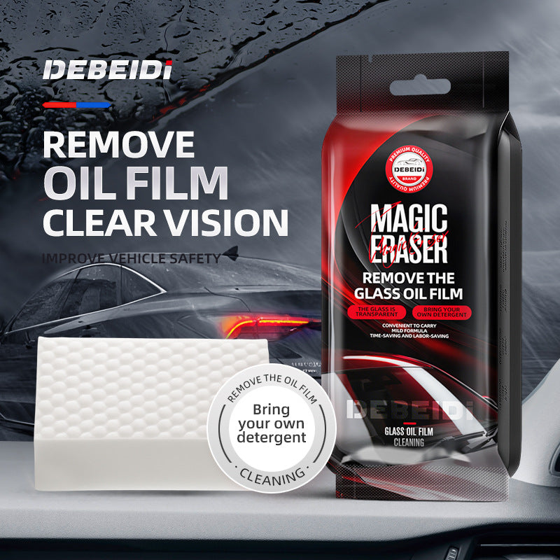 Spugna magica per la pulizia dei vetri delle auto