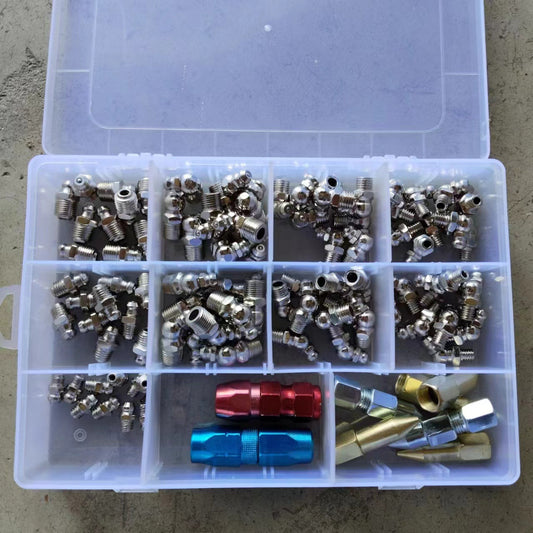 Kit di raccordi per grasso metrici