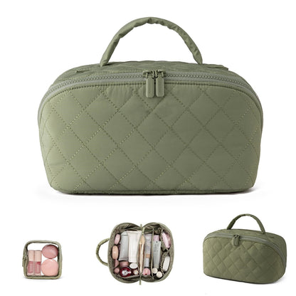 Trousse cosmetica imbottita – apertura a 180°