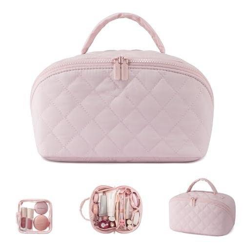 Trousse cosmetica imbottita – apertura a 180°
