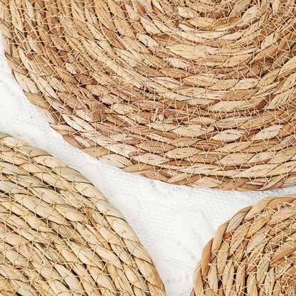 Tovagliette rotonde intrecciate