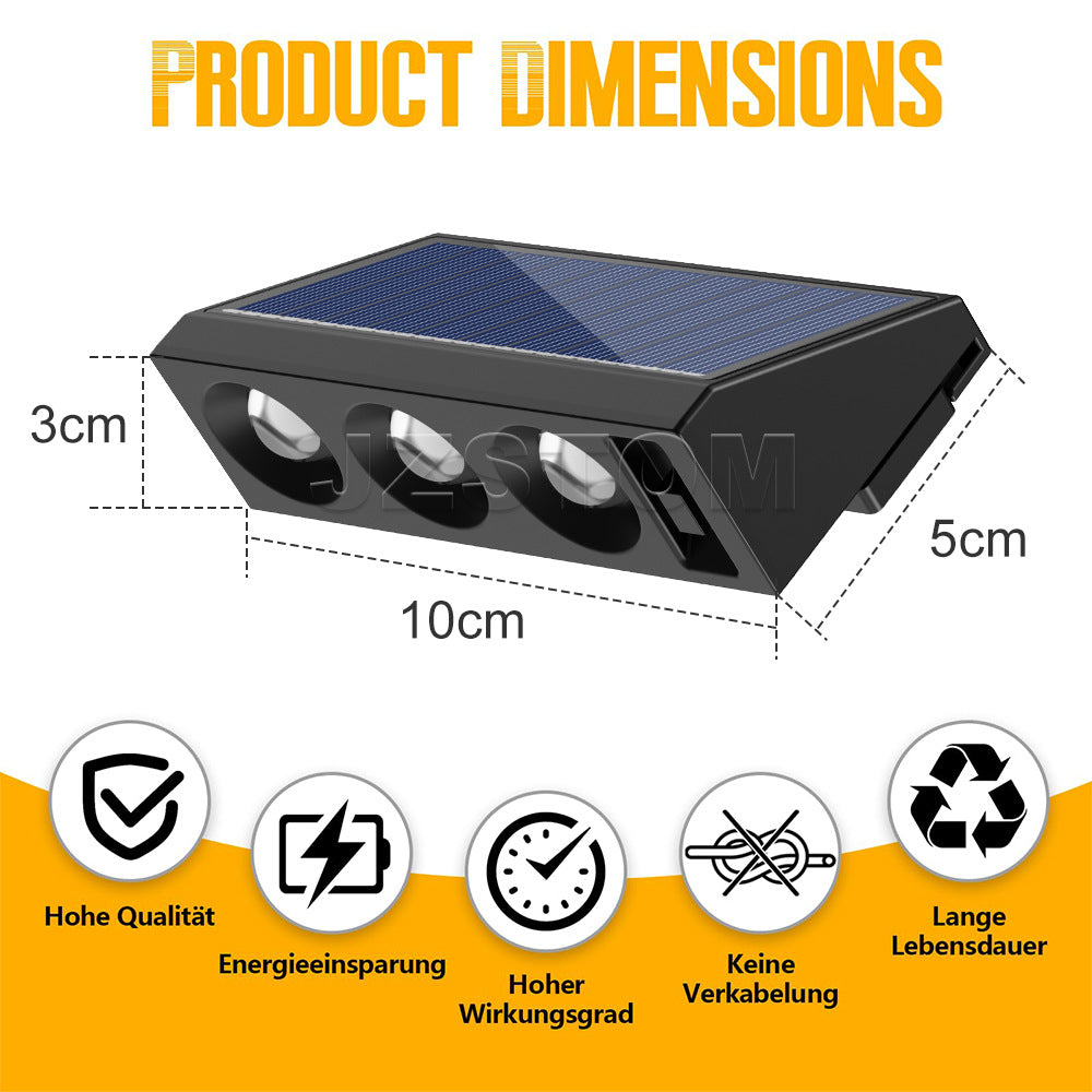 Luce solare a LED da parete