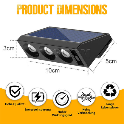Luce solare a LED da parete