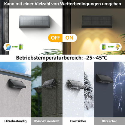 Luce solare a LED da parete