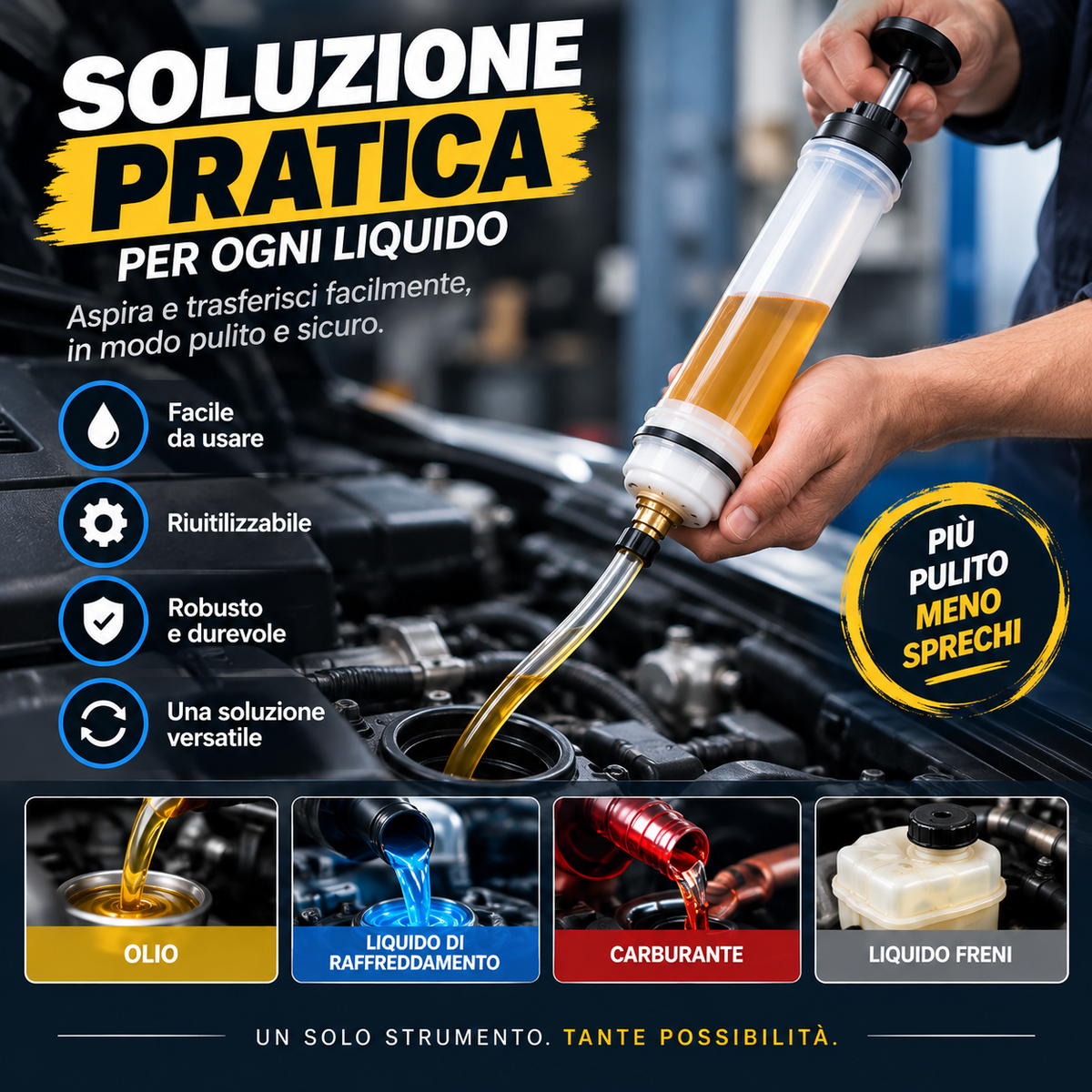 🛠️ il tuo alleato per il cambio dell’olio⚙️