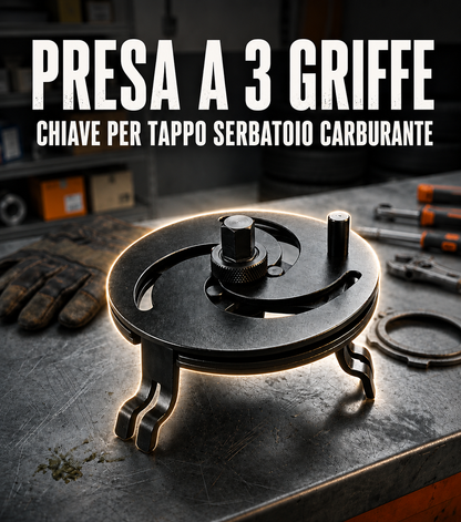 🔧 Chiave per tappo serbatoio a 3 zampe