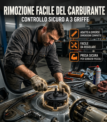 🔧 Chiave per tappo serbatoio a 3 zampe