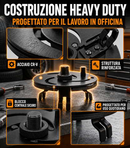 🔧 Chiave per tappo serbatoio a 3 zampe