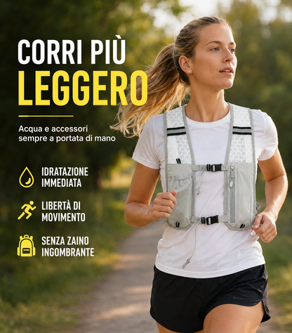 🏃‍♂️ Gilet Running Leggero e Traspirante