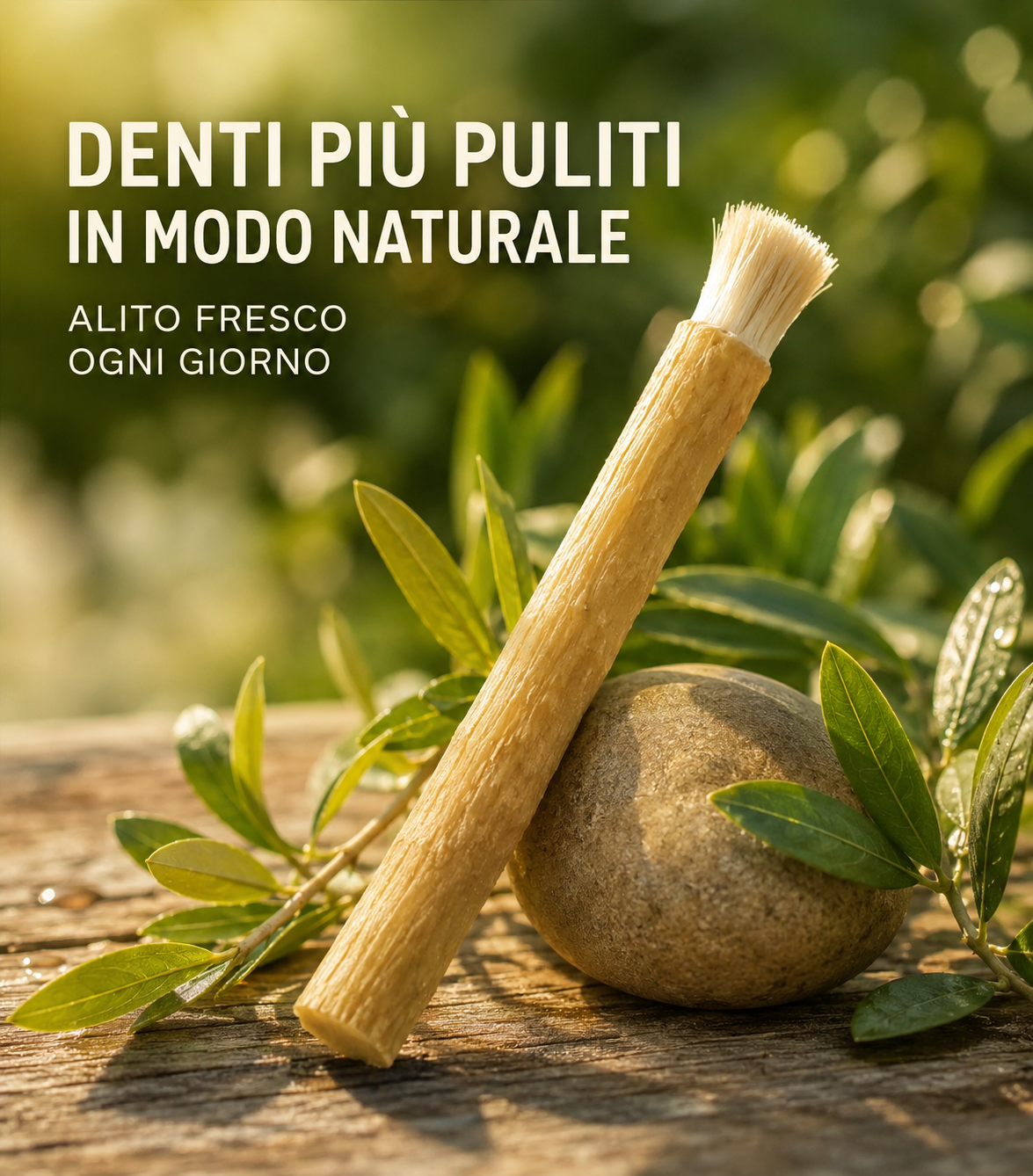 Bastoncini di Miswak Spazzolino Naturale per Denti