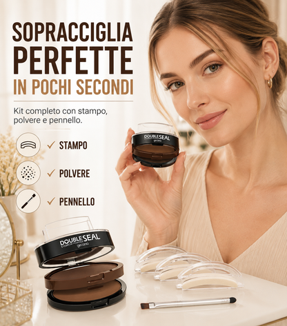 👁️ Kit Polvere Sopracciglia 2 Livelli GECOMO