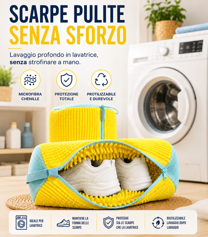 Sacco Lavapanni per Scarpe in Microfibra