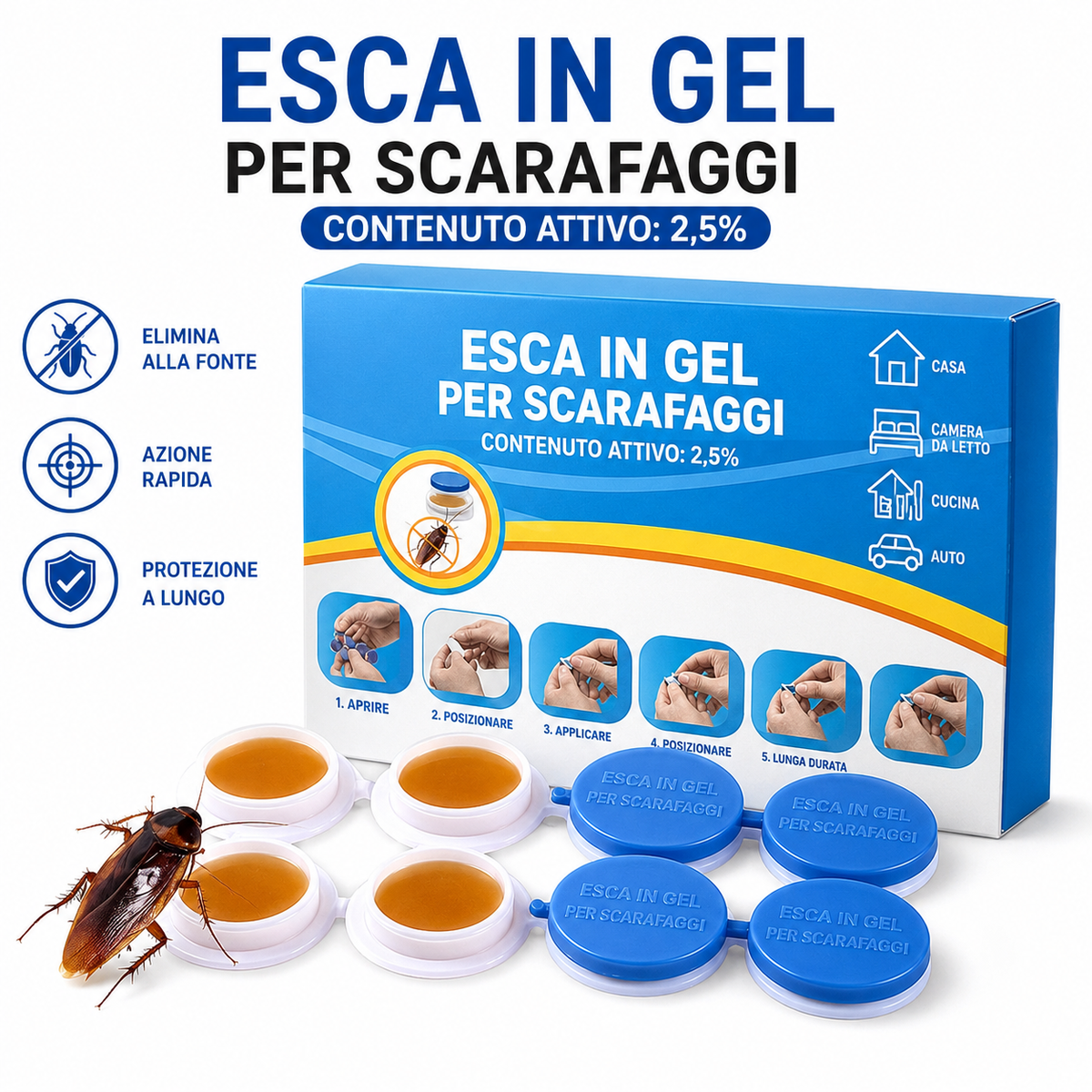 Esca In Gel Per Scarafaggi Pratica Ed Efficace