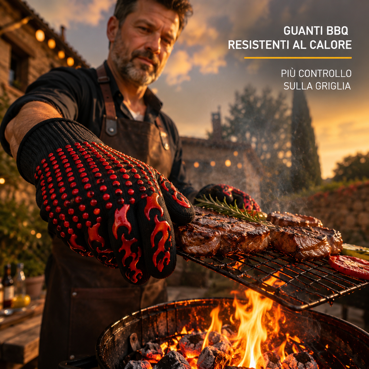 🔥 GUANTI ANTI CALORE PROFESSIONALI