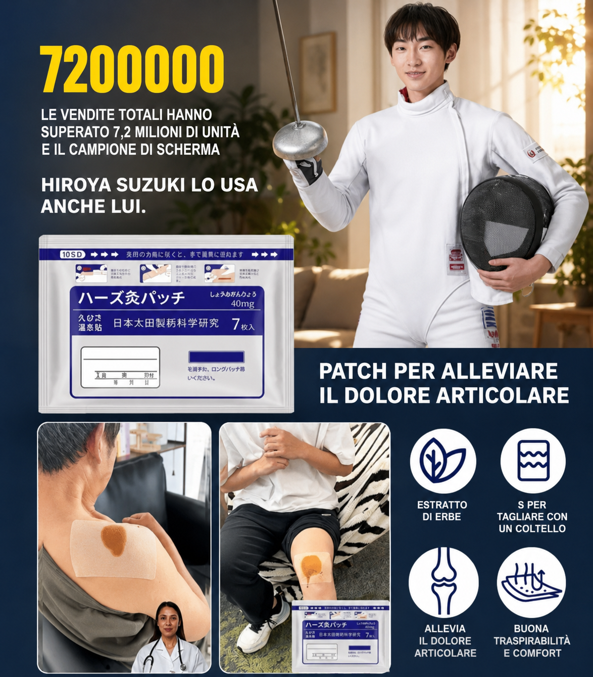 ⏳Offerta limitata⏰ Cerotti allo zenzero antidolorifici: terapia del calore naturale contro dolori e rigidità | Applicali dove fa male!