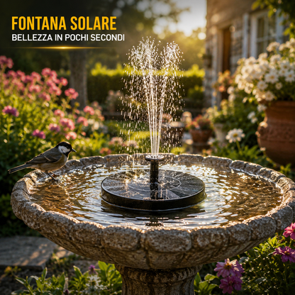 ⛲ FONTANA SOLARE GALLEGGIANTE