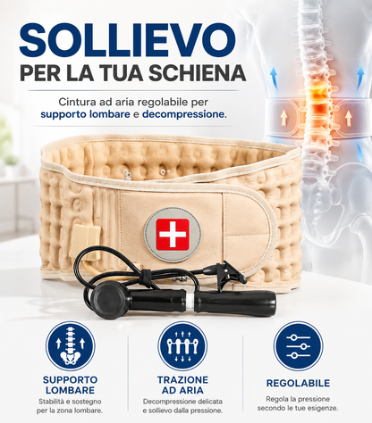 Fascia Decompressione Lombare Gonfiabile