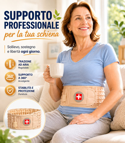 Tutore Lombare Gonfiabile per Decompressione della Colonna