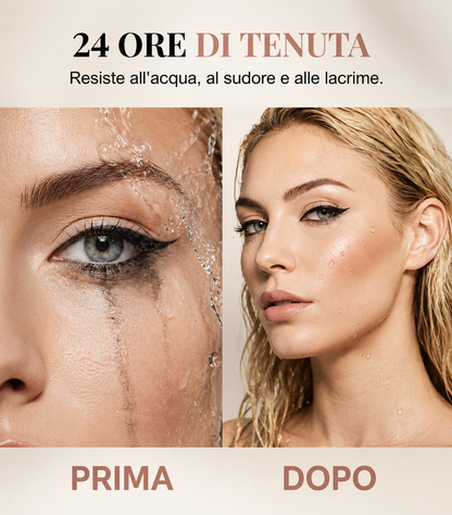 ✨ Eyeliner Liquido di Precisione – Impermeabile, Resistente alle Sbavature, Punta Micro-Fine