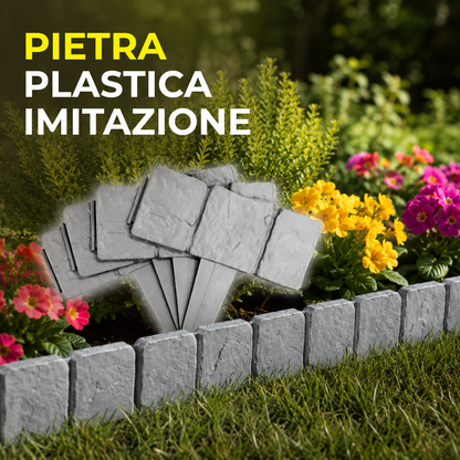 Recinzione da Giardino Effetto Pietra