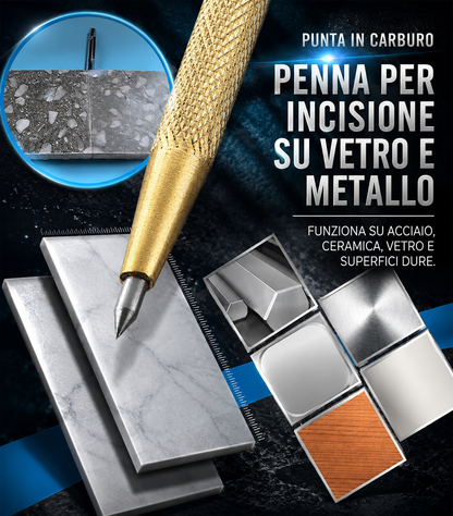 💥Penna da Incisione Metallo Vetro in Carburo [Sconto 30%]