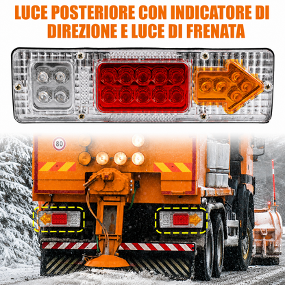 Fanale Posteriore LED Multifunzione per Camion e Rimorchi