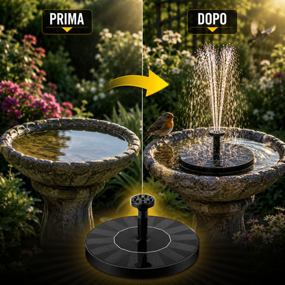 ⛲ FONTANA SOLARE GALLEGGIANTE