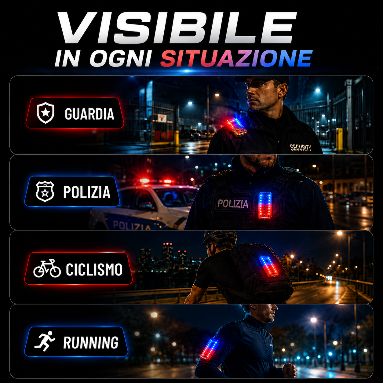 Luce Lampeggiante Di Sicurezza