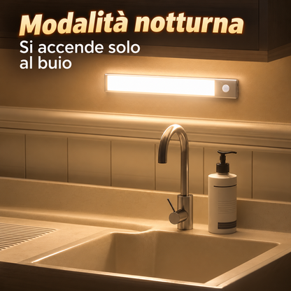 💡 LUCE LED INTELLIGENTE CON SENSORE DI MOVIMENTO | LUCE NOTTURNA AUTOMATICA