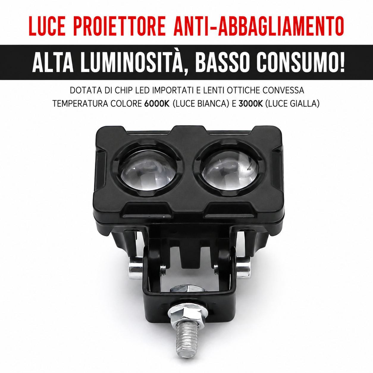 Faretti LED Moto Trattamento Mini Universali