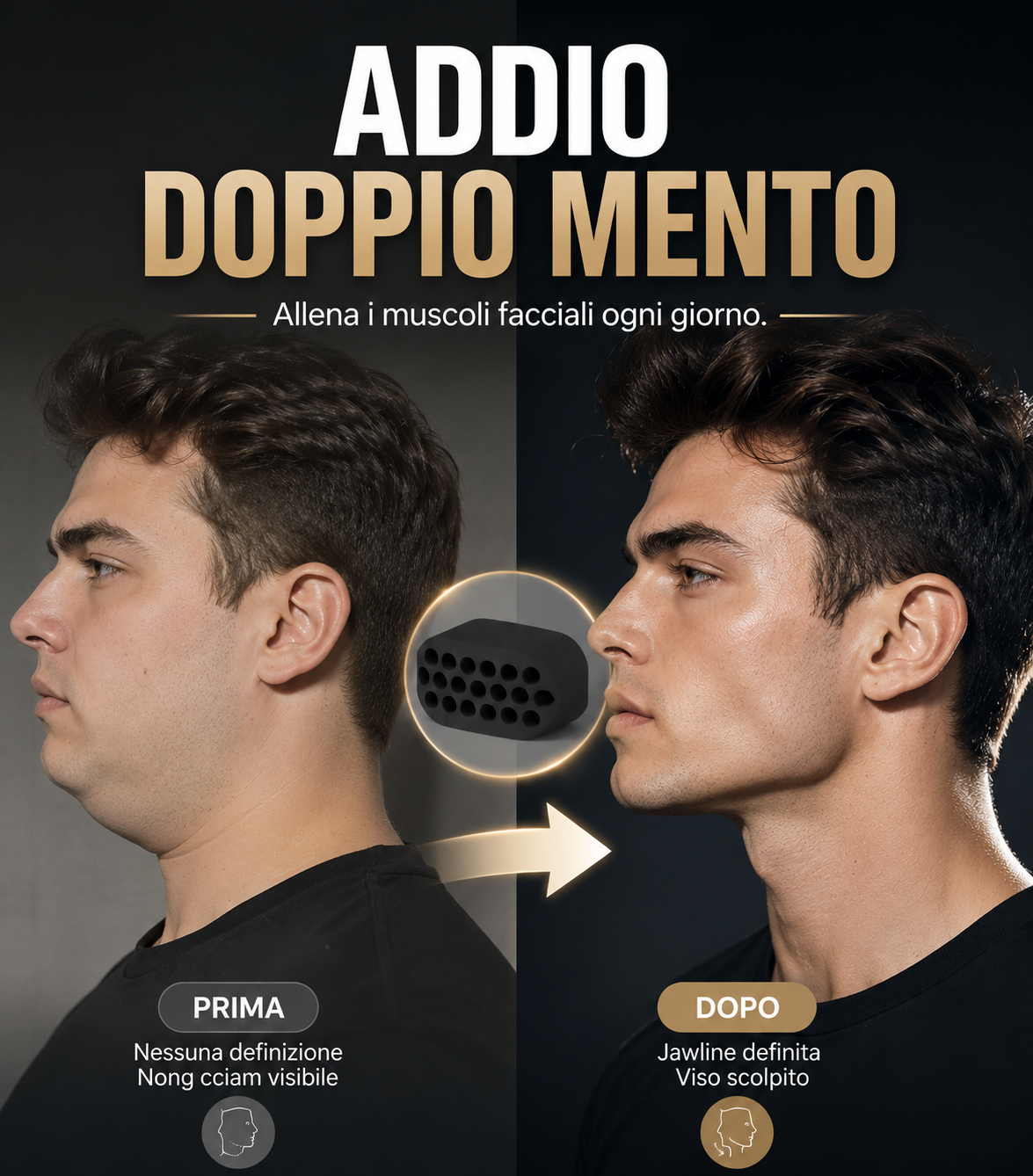 Attrezzo Tonificatore Mascella e Viso