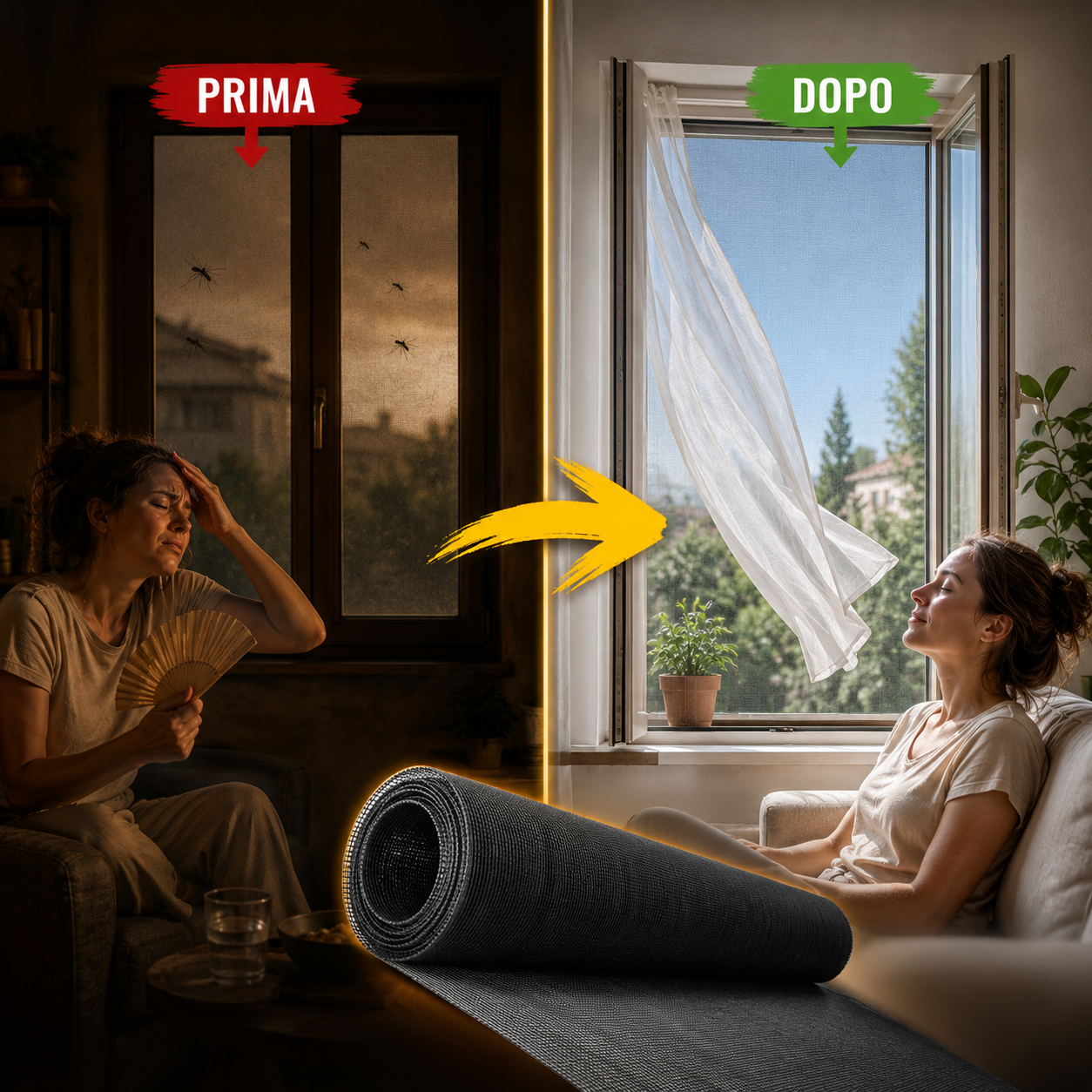 🛡️ RETE INVISIBILE ANTI-INSETTI