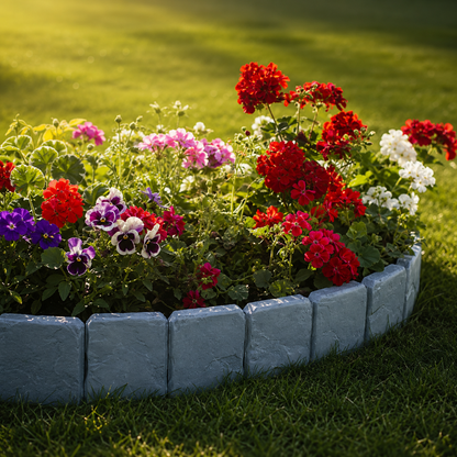 Recinzione da Giardino Effetto Pietra