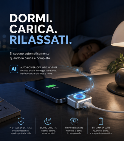 Adattatore USB C con Spegnimento Automatico al 100%