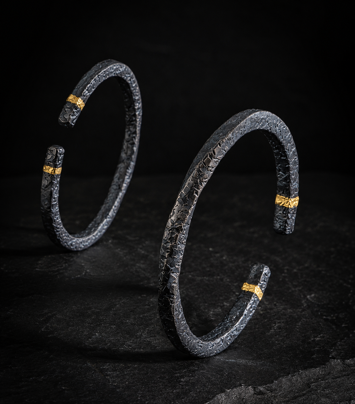 Bracciale Uomo Wu Teng Artigianale Nero