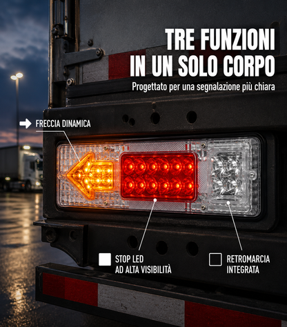 🚨 Fari Posteriori LED Camion 12V/24V