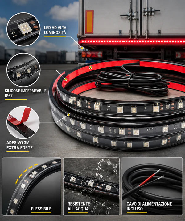 Striscia LED RGB per auto