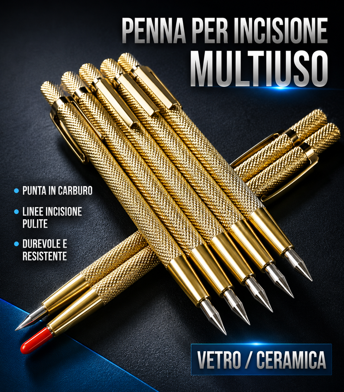 💥Penna da Incisione Metallo Vetro in Carburo [Sconto 30%]