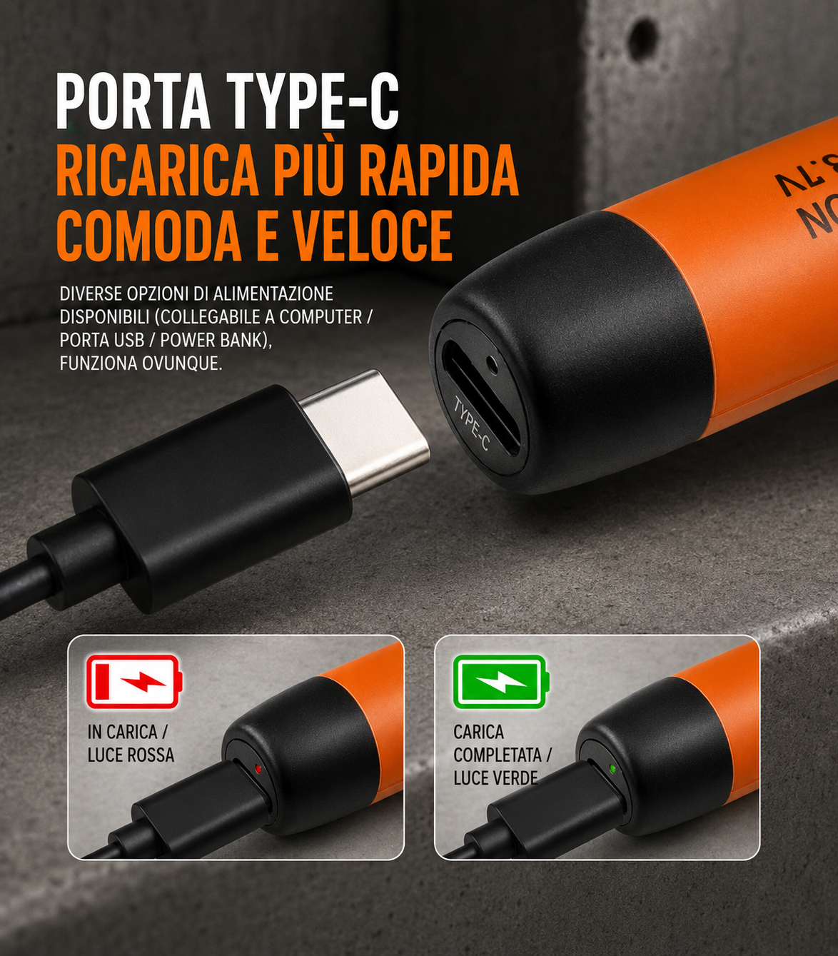 Saldatore Smart USB con Display Digitale