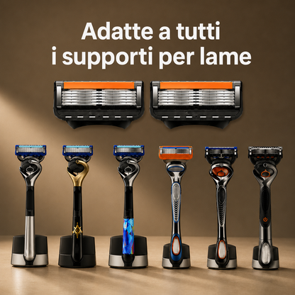 Rasoio Premium a 6 Lame – Delicato sulla pelle, senza irritazioni