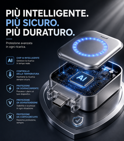 Adattatore USB C con Spegnimento Automatico al 100%